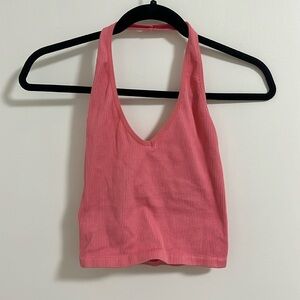 Out from under Urban outfitters Pink halter top